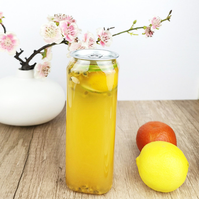 бутылки квадрата качества еды 500ml пластиковые для упаковки чая