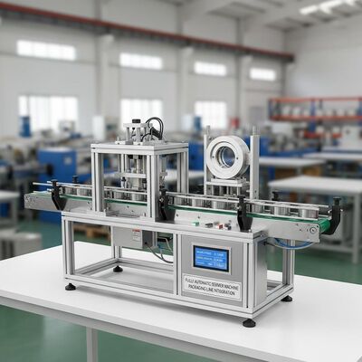 Автоматическая закаточная машина с диаметром укупорки 45-130 мм, номинальная мощность 0,14 кВт, подходит для интеграции в упаковочную линию
