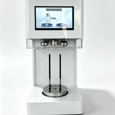 Automatic Sealing Machine 30-100mm Diameter 60-200mm Height For PET Plastic Cans Compact Footprint For Small To Mid-size Production Lines