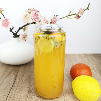 Бутылки пластмасового контейнера ясности качества еды 700ml напитков с крышками консервной банки