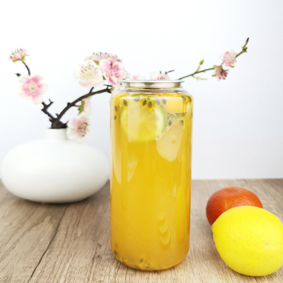 Бутылки ясности качества еды 700ml конфеты устранимые выпивая с крышками консервной банки