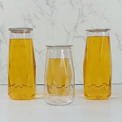 пластиковый диамант 380ml формирует легкое молоко чая опарника корма для домашних животных крышки тяги