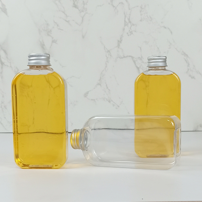 Бутылки ЛЮБИМЦА 400ml плоские пластиковые с молоком сока опарников крышек ясным пластиковым