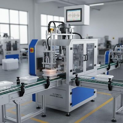 200360550 мм автоматическая соединительная машина с герметизацией со скоростью 2 секунды, обеспечивающая производительность на линиях сборки контейнеров